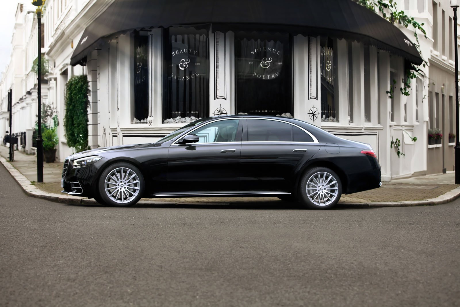 Luxury car for chauffeur services